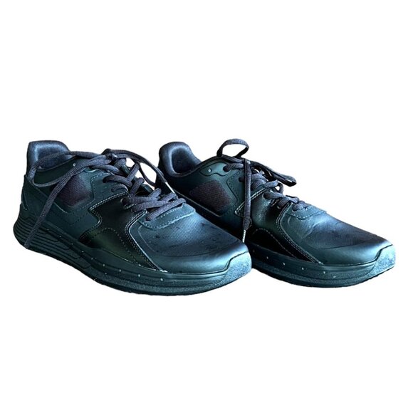 Men's Shoes for Crews Black Slip & Oil Resistant Sneakers, Size USA 9 - Picture 3 of 10